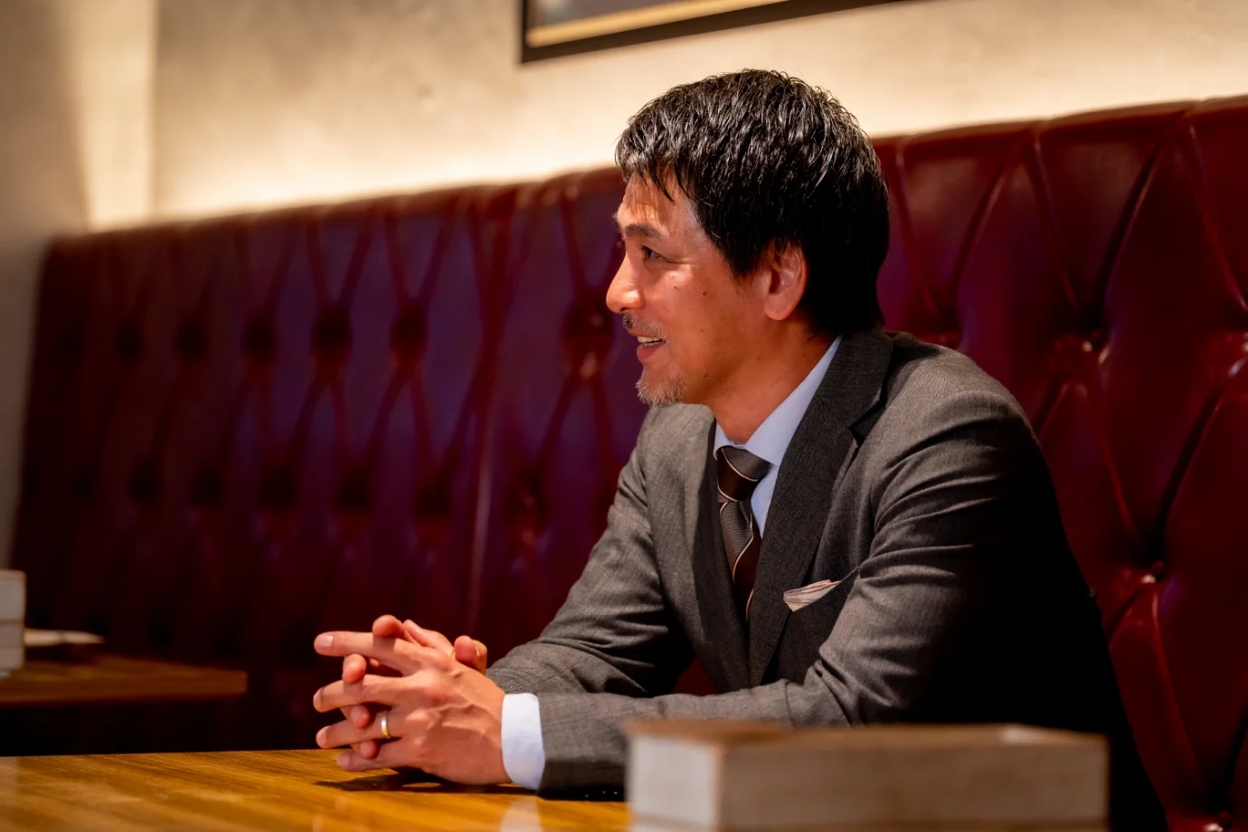 想いを語る人物