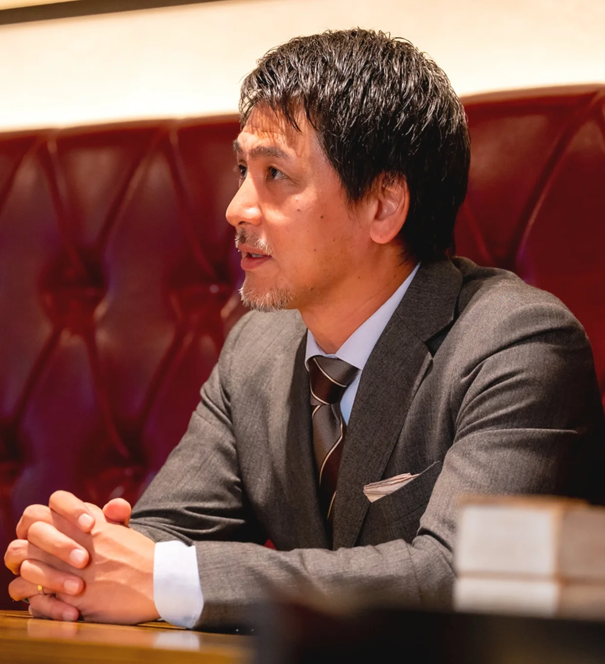 想いを語る人物
